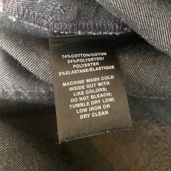 Lafayette 148 Charcoal Gray Straight Leg Jeans - Picture 11 of 11